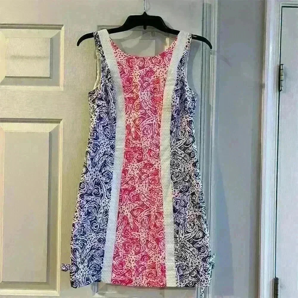 Lilly Pulitzer Women's Sleeveless Shift Dress Size 0 Multicolor